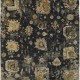Traditional/Transitional Charcoal/Black Wool Area Rug: Regal Oballa 1815590: Black (Hand-Knotted Area Rug)