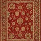 Traditional Red/Burgundy Wool Area Rug: Regal Old Urban 1815354: Red/Red (Hand-Knotted Area Rug)