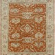 Traditional Orange/Rust Wool Area Rug: Regal Old Urban 1815174: Spice/Linen (Hand-Knotted Area Rug)