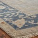 Traditional/Transitional Grey/Silver Wool Area Rug: Regal Old Urban 1815474: Grey/Navy (Hand-Knotted Area Rug)