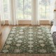Traditional/Transitional Green Wool Area Rug: Regal Old Urban 1815184: Pine (Hand-Knotted Area Rug)