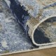 Modern Blue/Navy Wool Area Rug: Regal Onyx 1815661: Blue (Hand-Knotted Area Rug)