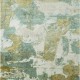 Modern Green Wool Area Rug: Regal Onyx 1815761: Green/Ivory (Hand-Knotted Area Rug)