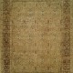 Traditional Yellow/Gold Wool Area Rug: Regal Phocelia 1816299: Gold/Brown (Hand-Knotted Area Rug)