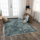 Transitional Blue Wool Area Rug: Bainbridge Pointe Noire 216801: Blue/Grey (Luxe-Weave Construction Area Rug)
