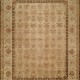Traditional Beige/Tan Wool Area Rug: Regal Reflection 1818468: Beige (Hand-Knotted Area Rug)