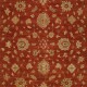 Transitional Orange/Rust Wool Area Rug: Regal Rhapsody 1818687: Rust (Hand-Knotted Area Rug)