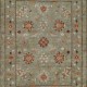Bohemian Blue/Navy Wool Area Rug: Regal South Dakota 1819723: Teal (Hand-Knotted Area Rug)