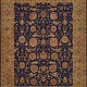 Traditional Blue/Navy Wool Area Rug: Regal San Juan 1819374: Navy/Tan (Hand-Knotted Area Rug)