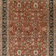 Traditional Orange/Rust Wool Area Rug: Mafi Signature Khanna SK-7023 (Hand-Knotted Area Rug)