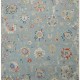 Transitional/Traditional Blue/Navy Wool Area Rug: Regal Skyward 1819181: Sky/Multi (Handmade Area Rug)