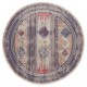 Bohemian Blue/Navy Wool Area Rug: Regal Skyward 1819481: Indigo/Multi (Handmade Area Rug)