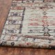 Bohemian Grey/Silver Wool Area Rug: Regal Skyward 1819881: Greys/Multi (Handmade Area Rug)