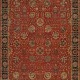 Traditional Red/Burgundy Wool Area Rug: Regal Sierra Nevada 1819048: Red/Black (Hand-Knotted Area Rug)