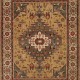 Traditional Yellow/Gold Wool Area Rug: Regal Sierra Nevada 1819348: Gold (Hand-Knotted Area Rug)