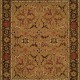 Traditional/Bohemian Yellow/Gold Wool Area Rug: Regal Sudan 1819751: Gold/Brown (Handmade Area Rug)