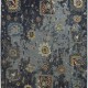 Bohemian/Transitional Blue/Navy Wool Area Rug: Regal Sudan 1819884: Denim/Blue (Handmade Area Rug)