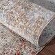 Traditional/Transitional Multi Area Rug: Regal Smolder 1819187: Earth Tones/Pewter (Power-Loomed Area Rug)