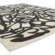 Modern Ivory Wool Area Rug: Silk Road Spectrum 191930 (Hand-Knotted Area Rug)
