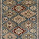 Traditional Blue/Navy Wool Area Rug: Mafi Signature Canyons TB-5008 (Hand-Knotted Area Rug)
