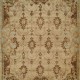 Traditional Ivory/White Wool Area Rug: Regal Tuscan Cruise 1820506: Ivory/Brown (Hand-Knotted Area Rug)