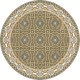Traditional Beige/Tan Wool Area Rug: Mafi Signature Custom Timeless TL-02-R ROUND (Hand-Knotted Area Rug)