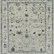 Traditional Ivory/White Wool Area Rug: Mafi Signature Izmir UT-220 (Hand-Knotted Area Rug)