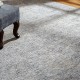 Transitional/Modern Grey/Silver Wool Area Rug: Regal Vivid Style 1822806: Zinc (Hand-Knotted Area Rug)