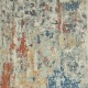 Transitional/Modern Orange/Rust Wool Area Rug: Regal Vancouver Nights 1822004: Rust/Blues (Power-Loomed Area Rug)