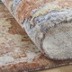 Modern Blue/Navy Wool Area Rug: Regal Vancouver Nights 1822093: Blue/Spice (Power-Loomed Area Rug)