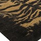 Modern Black Wool Area Rug: Silk Road Wild Living 192310 (Hand-Knotted Area Rug)