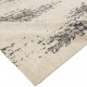 Modern White Wool Area Rug: Silk Road Wild Living 192350 (Hand-Knotted Area Rug)