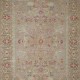 Traditional Beige/Tan Wool Area Rug: Antiquity Willow Crest 1232001: Taupe/Pink (Hand-Knotted Area Rug)