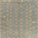 Traditional Blue/Navy Wool Area Rug: Antiquity Willow Crest 1235101: Aqua/Gold (Hand-Knotted Area Rug)