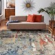 Transitional/Modern Multi Wool Area Rug: Regal Zanza Flourish 1826615: Multi (Hand-Knotted Area Rug)
