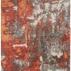 Transitional/Modern Orange/Rust Wool Area Rug: Regal Zanza Flourish 1826715: Rust/Taupe (Hand-Knotted Area Rug)