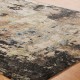 Transitional/Modern Beige/Tan Wool Area Rug: Regal Zanza Flourish 1826815: Tan/Black (Hand-Knotted Area Rug)