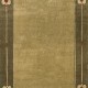 Modern/Bohemian Yellow/Gold Wool Area Rug: Stickley Highland Park RU-1170 (Hand-Knotted Area Rug)