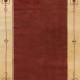 Modern/Bohemian Red/Burgundy Wool Area Rug: Stickley Highland Park RU-1180 (Hand-Knotted Area Rug)
