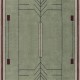 Modern/Bohemian Light Blue/Navy Wool Area Rug: Stickley Prairie RU-1240 (Hand-Knotted Area Rug)