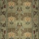 Bohemian Brown Wool Area Rug: Stickley Morris RU-1430 (Hand-Knotted Area Rug)