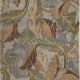 Bohemian Beige/Tan Wool Area Rug: Stickley Curling Vine RU-1450 (Hand-Knotted Area Rug)