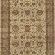 Traditional Ivory/White Wool Area Rug: Stickley Mughal Silk RU-3740 (Hand-Knotted Area Rug)